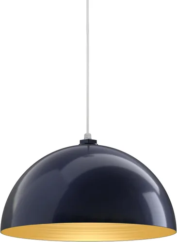 Vista 87 de Steel Lighting Co. Melrose - Lámpara colgante Montada en el techo Cúpula redonda de 18 pulgadas Estilo moderno contemporáneo de granja