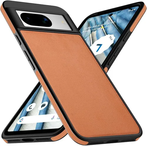 Vista 9 de X-level Funda delgada para Google Pixel 8 Pro, de doble capa, a prueba de golpes, cuerpo completo, parte trasera de policarbonato duro, superficie