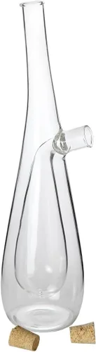 Vista 8 de Lily's Home Dispensador de aceite de oliva y vinagre de vidrio, una hermosa adición a cualquier juego de cocina y vajilla (15 onzas y 10 onzas)