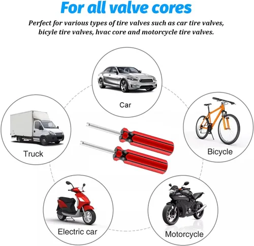 Vista 3 de Herramienta de extracción de vástago de válvula de neumático de automóvil, removedor de núcleo de válvula de un solo cabezal, accesorios