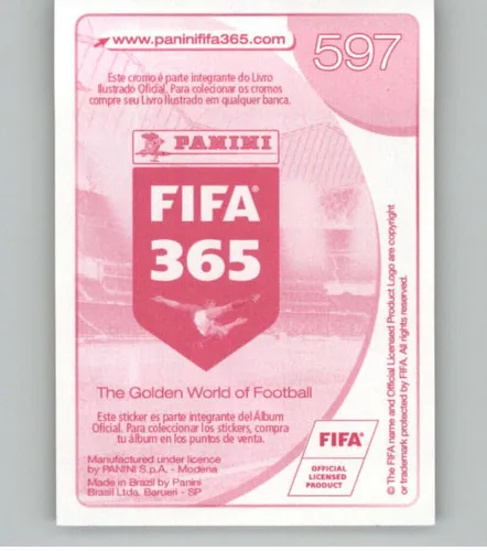 Vista 2 de 2016-17 Panini FIFA 365 Stickers Central/South America #597 Brown Ideye Olympiacos Official Soccer Album Sticker in Raw (NM or Better) Condition