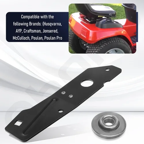Vista 7 de Ohoho 437110 532437110 - Brazo tensor para cortacésped Husqvarna, 42 pulgadas, color negro Compatible con el modelo: 96043017200, YTH22V42