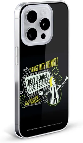 Vista 2 de Head Case Designs Beetlejuice Betelgeuse Graphics - Carcasa rígida con licencia oficial compatible con Apple iPhone 13 Pro Max