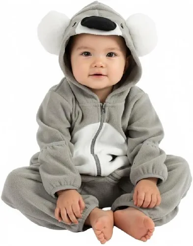 Vista 22 de Enterizo de vellón para bebé, rómper de una sola pieza con capucha para niños, ropa para exteriores, chaqueta infantil