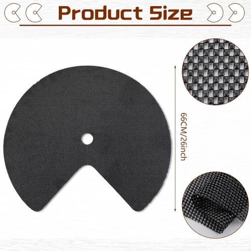 Vista 2 de Frienda Lazy Susan - 2 revestimientos para estantes, no adhesivos, antideslizantes para gabinetes de cocina, refrigerador, despensa, fregadero