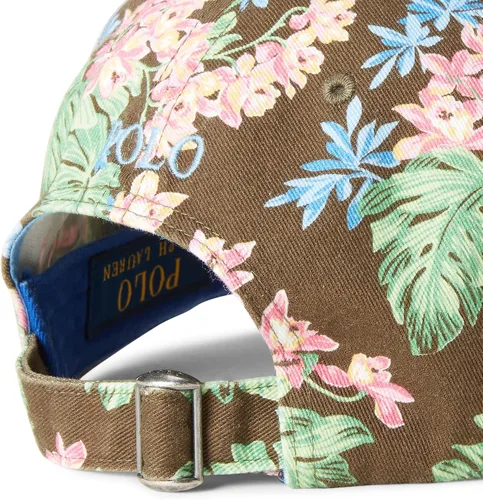 Vista 3 de Polo Ralph Lauren Hombre Floral Chino Algodón Gorra