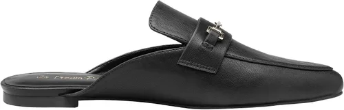 Vista 3 de DREAM PAIRS - Mocasines bajos con hebilla, puntera puntiaguda y talón descubierto para mujeres