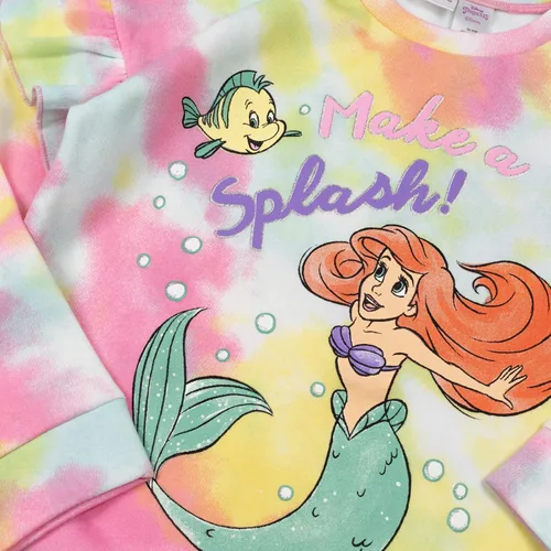 Vista 3 de Disney Princesa La Bella y la Bestia Little Mermaid Frozen Minnie Mouse - Sudadera de forro polar para niñas pequeñas a niños grandes