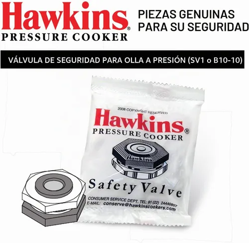 Vista 2 de Hawkins Válvula de seguridad para olla a presión