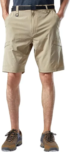 Vista 2 de Mr.Stream Men's Hiking Relaxed Fit Golf Lounge Quick Drying Fishing Nylon Casual Shorts