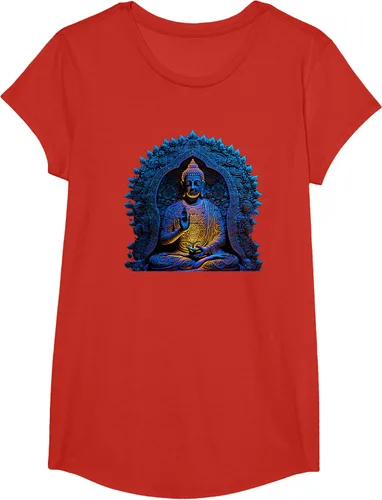 Vista 42 de Estatua de Buda Yoga Budismo Zen Buddhism Meditation T-Shirt Negro