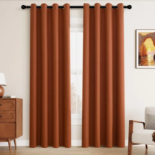 Vista 68 de Beige White Linen Blackout Curtains 90 Length 2 Panels Set for Living Room Bedroom, 100% Black Out Thermal Insulated Linen Drapes, Room Darkening