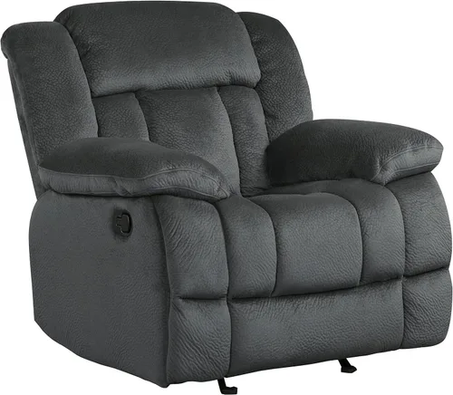 Vista 13 de Homelegance Laurelton - Sofá biplaza reclinable de microfibra de 79 pulgadas, color marrón chocolate