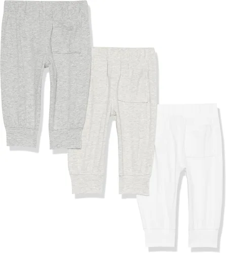 Vista 2 de Tienda Essentials Unisex Babies' Cotton Stretch Jersey Jogger (Previously Tienda Aware), Pack of 3
