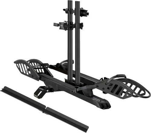 Vista 12 de Portabicicletas de Enganche Young - Portabicicletas para Coche SUV Camión RV, para 2 Bicicletas Eléctricas, Capacidad 200lbs Neumáticos Anchos