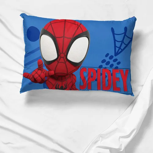 Vista 4 de Marvel Spidey Amazing Friends Superhero - Funda de almohada para niños, color azul Azul - Spiderman