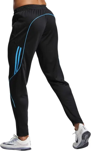 Vista 2 de Shinestone Camiseta deportiva de fútbol para hombrePantalones de entrenamiento Pantalones casuales Pantalones de fitness
