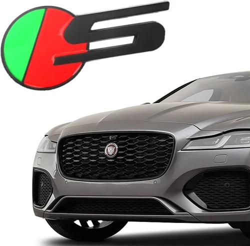 Vista 8 de R-Dynamic Sports Insignia 3D, Emblema Logo Adhesivo R-Sport R S para Carrocería Maletero Guardabarros Parrilla Delantera del Automóvil, Símbolo