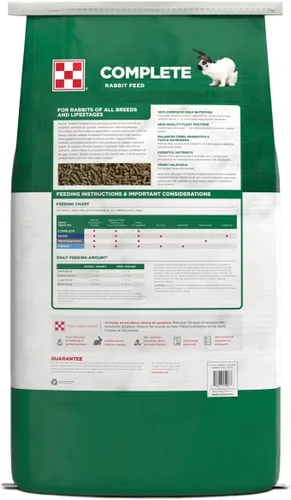 Vista 3 de Purina Pellets completos de comida para conejos, 25 lb