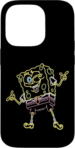 Vista 17 de Spongebob Squarepants Carcasa Neon Line Art para iPhone 17