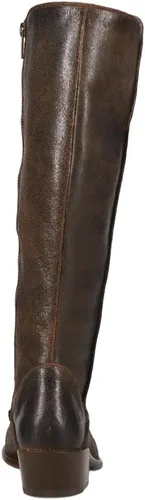 Vista 33 de Frye Carson - Botas altas para mujer hechas de cuero anticuado con ribetes de estilo occidental, cierre de cremallera interior y tacón bajo, altura