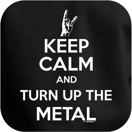 Vista 2 de Keep Calm and Turn Up The Metal Premium Sudadera con capucha