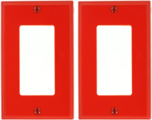 Vista 13 de Leviton Decora/GFCI de dispositivo – 1-Gang decora placas de pared, 80401-NE Negro