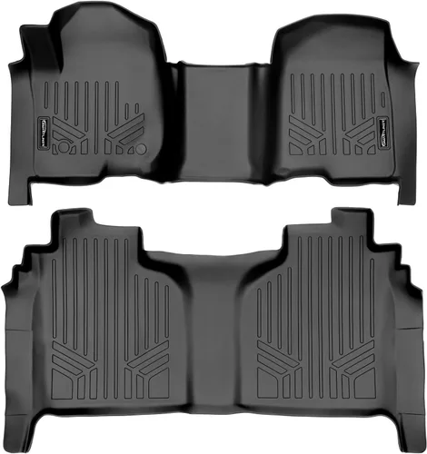 Vista 11 de MAXLINER - Juego de alfombrillas de 2 filas para Chevrolet Silverado 1500 2007-2013