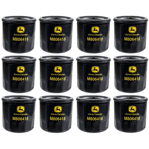 Vista 2 de John Deere Paquete de equipo original de tres filtros de aceite - M806418