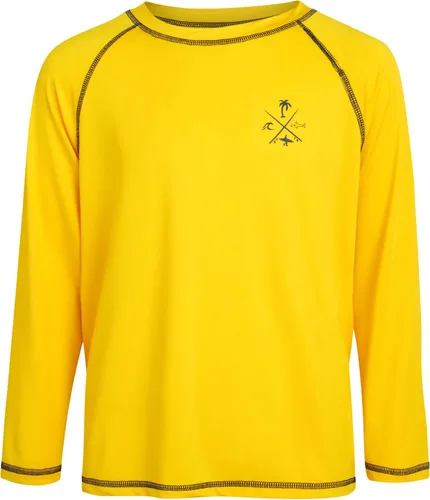 Vista 3 de Quad Seven Boys' Rash Guard Shirt - Long Sleeve Swim Shirt (Size 2T-4T)