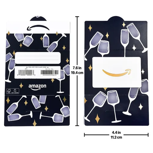 Vista 5 de Amazon Tarjeta de regalo física Mini sobre - Felicitaciones Dazzling Fireworks