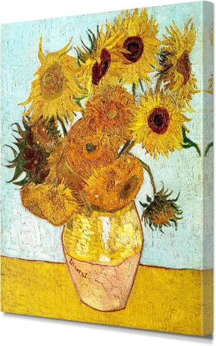 Vista 71 de IPIC - Campo de trigo con cuervos, reproducción artística de Vincent Van Gogh. Lienzo de giclée para decoración del hogar 10#F (20 x 16)