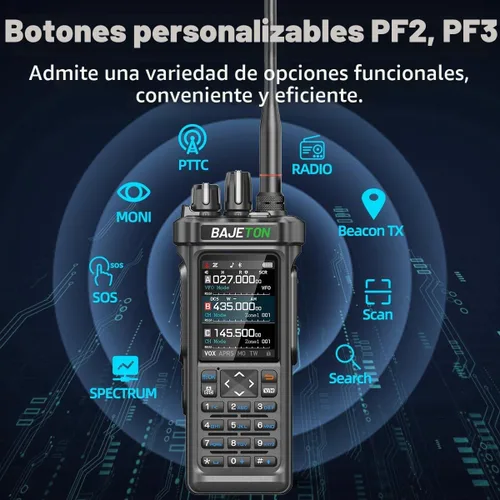 Vista 5 de Radio de Jamón PDA Cb Radio10W APRS GPS de onda corta de largo alcance SW