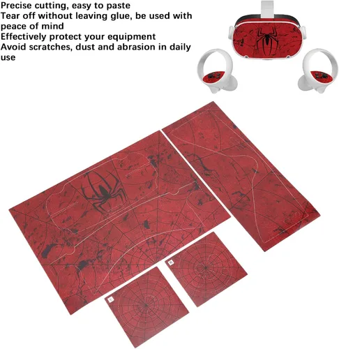 Vista 3 de VGEBY VR - Calcomanías para la piel, calcomanías protectoras para la piel, gafas extraíbles de PVC, calcomanías de piel para Oculus Quest 2