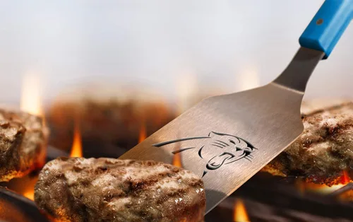 Vista 3 de YouTheFan NFL Spirit Series - Juego de utensilios de parrilla para barbacoa, 3 piezas Sportula (espátula) de acero inoxidable de 18 pulgadas
