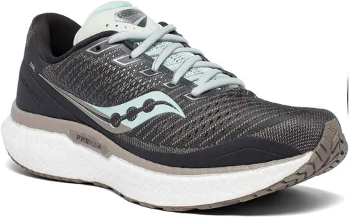 Vista 5 de Saucony Tenis de correr Triumph 18 para mujer, Piedra lunarCoral