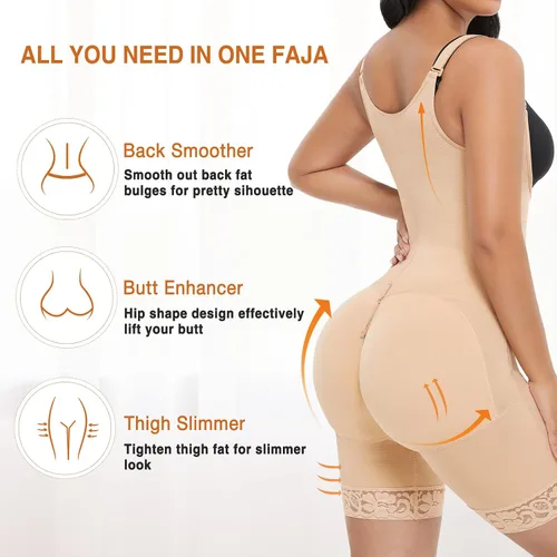 Vista 2 de FeelinGirl Fajas Colombianas Stage 2 Faja BBL Post Surgery Compression Garments for Women Tummy Control Shapewear