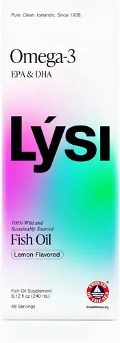 Vista 5 de LYSI Omega 3 Aceite de Pescado Limón, 8.12 OZ