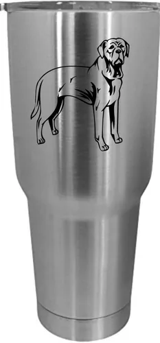 Vista 366 de Cairn Terrier - Vaso grabado con temática de perro, 30 onzas