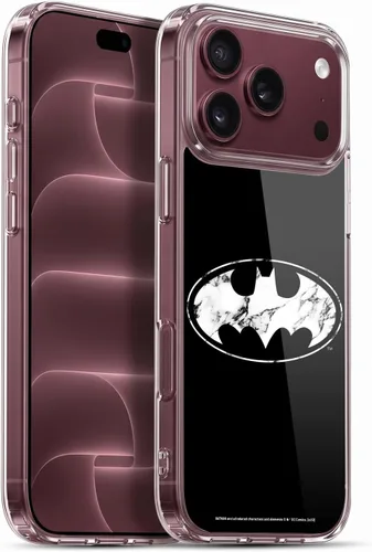 Vista 301 de Head Case Designs Funda de gel con licencia oficial de Batman DC Comics Bat Signal Logos [protección de grado militar] compatible con Apple iPhone 7