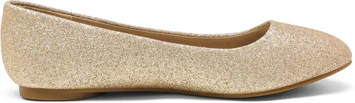 Vista 3 de DREAM PAIRS - Zapatos planos de suela simple de ancho amplio para mujer, estilo bailarina, cómodos para caminar