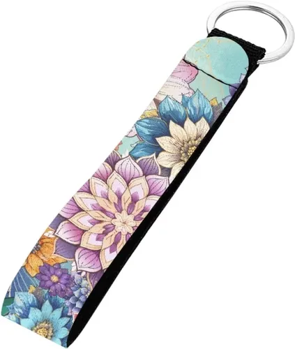 Vista 45 de Xoenoiee Correa de muñeca para llave de mano para muñeca, llavero para llave de coche, cámara, cartera, mochila USB