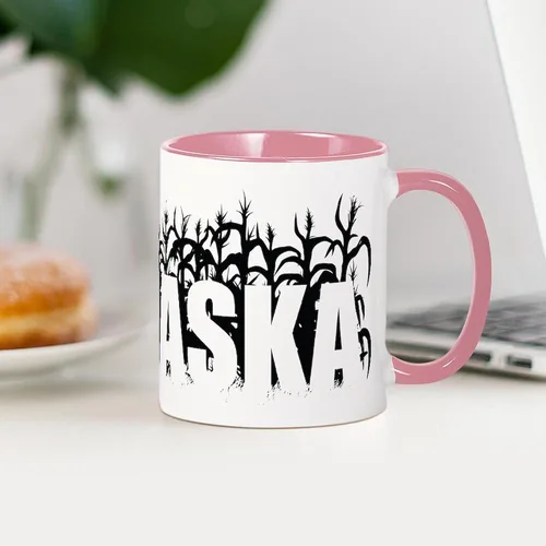 Vista 51 de CafePress I Love Nebraska Taza de café de cerámica de 11 oz (11.0 fl oz)