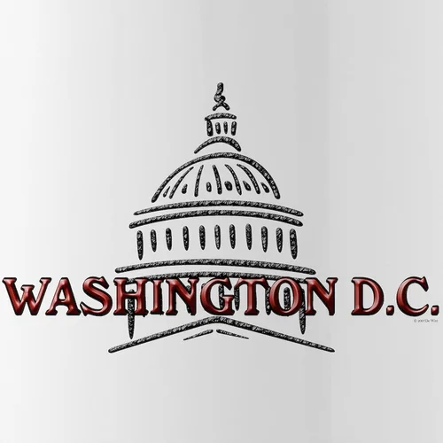 Vista 2 de CafePress – Washington DC Acero Inoxidable Botella de agua 1.0L – Botella de agua de acero inoxidable, 1.0L botella