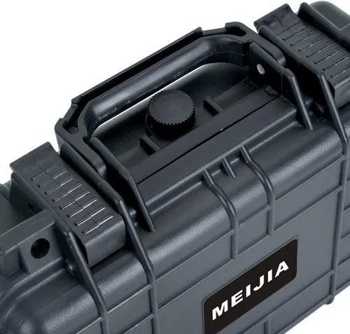 Vista 9 de MEIJIA Funda rígida protectora impermeable portátil para todo tipo de clima, funda para cámara pequeña, funda seca con espuma personalizable