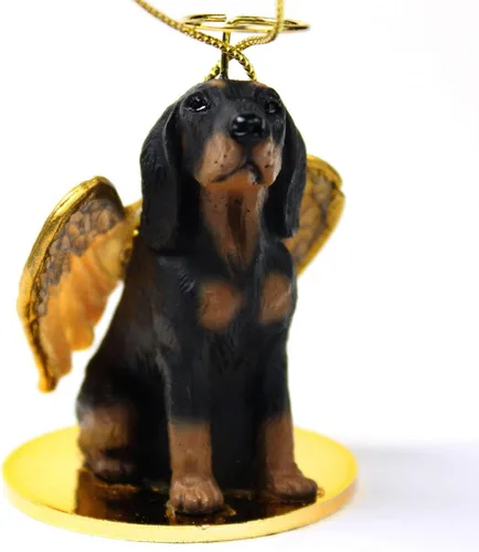 Vista 7 de Conversation Concepts Adorno navideño: Chihuahua, pelo largo 19-Dorado