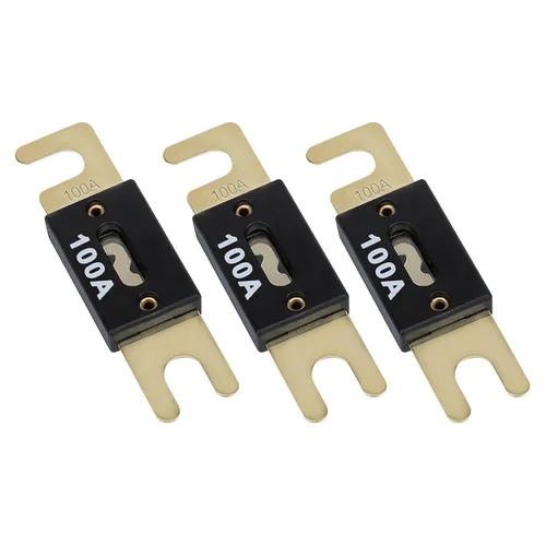 Vista 15 de 3 Fusibles de Cuchilla ANL de 30 Amperios 32VDC, Fusibles para Automóvil, Fusibles Marinos, Fusible en Línea ANL Chapado en Oro Compatible