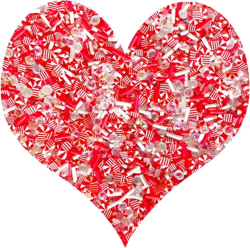 Vista 9 de Chispitas Falsas Chispitas Falsas de Navidad Chispitas Falsas de Caramelo Chispitas de Arcilla Polimérica Chispitas Poliméricas Rebanadas de Arcilla