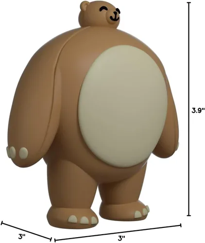 Vista 8 de Youtooz Pip - Figura de vinilo de 3.9 pulgadas, oso coleccionable de Tiny Headed Kingdom por Youtooz Tiny Headed Kingdom Collection