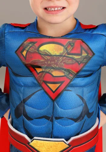 Vista 5 de Disfraz Deluxe de Superman para Niños Pequeños Multicolor